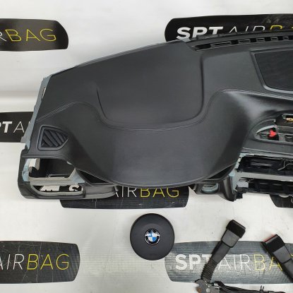 F30 ARMATURENBRETT AIRBAG KIT GURTSTRAFFERN 2