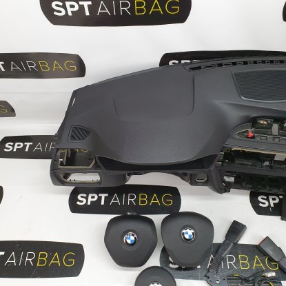 F30 ARMATURENBRETT AIRBAG KIT GURTSTRAFFERN 2