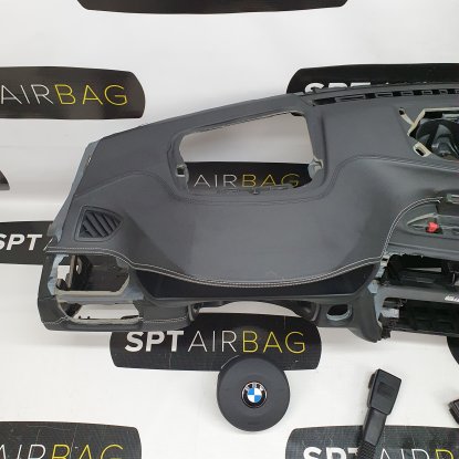 F30 M3 F80 ARMATURENBRETT AIRBAG KIT GURTSTRAFFERN 2