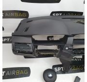 E60 E61 DASHBOARD SPEAKER AIRBAG KIT TENSIONERS