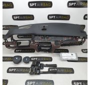 X5 F15 HEAD UP ARMATURENBRETT AIRBAG KIT SICHERHEITSGURTE