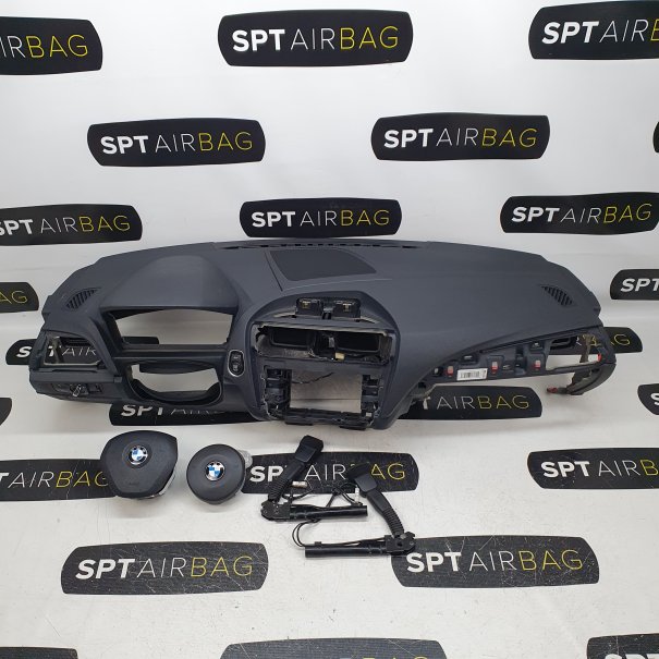 F20 ARMATURENBRETT AIRBAG KIT GURTSTRAFFERN