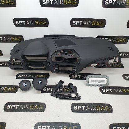 F20 ARMATURENBRETT AIRBAG KIT GURTSTRAFFERN