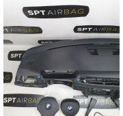 E90 E91 E92 KONSOLA DESKA ROZDZIELCZA AIRBAG PODUSZKI NAPINACZE