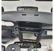 E90 CRUSCOTTO AIRBAG SET PRETENSINATORI