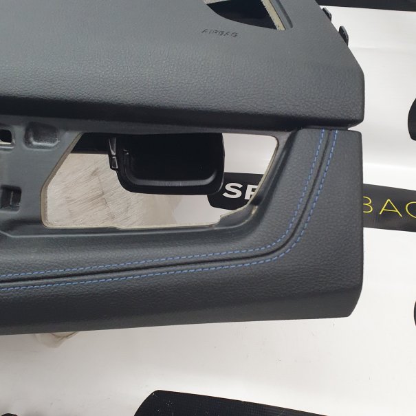 F45 F46 HEAD UP CRUSCOTTO AIRBAG SET CINTURE DI...