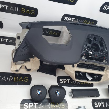 G32 CONSOLE DASHBOARD AIRBAG KIT SET BELTS 2