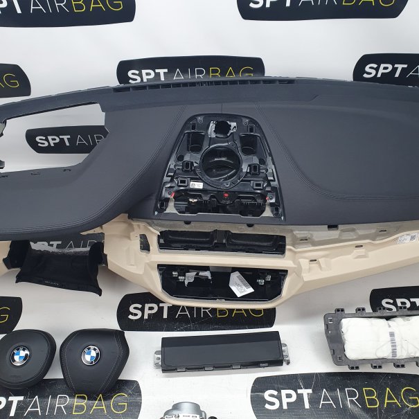 G32 CONSOLE DASHBOARD AIRBAG KIT SET BELTS