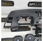 E87 KONSOLA DESKA ROZDZIELCZA AIRBAG PODUSZKI NAPINACZE