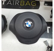 E87 ARMATURENBRETT AIRBAG KIT GURTSTRAFFERN