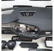 X5 G05 G047 HEAD UP ARMATURENBRETT AIRBAG KIT SICHERHEITSGURTE