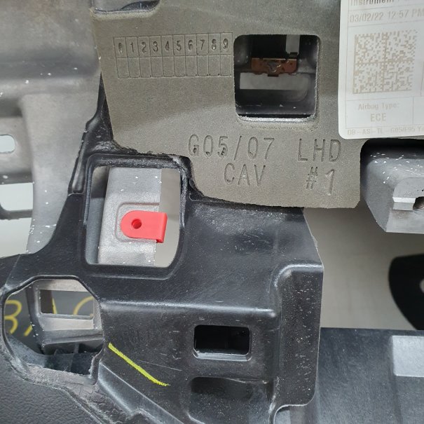 X5 G05 G047 HEAD UP DASHBOARD AIRBAG SET...