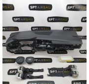 GOLF VIII 8 CONSOLE DASHBOARD AIRBAG KIT SEAT BELTS