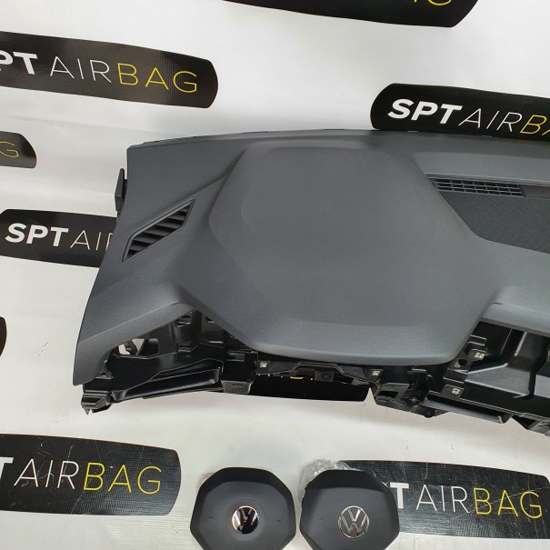 GOLF VIII 8 DASHBOARD AIRBAG SET VEILIGHEIDSRIEMEN