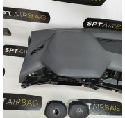 GOLF VIII 8 KONSOLA DESKA ROZDZIELCZA AIRBAG PODUSZKI PASY