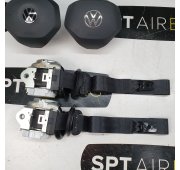 GOLF VIII 8 DASHBOARD AIRBAG SET VEILIGHEIDSRIEMEN