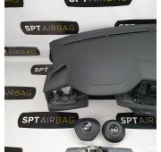 POLO 2G SALPICADERO TABLERO DE INSTRUMENTOS AIRBAG CONJUNTO CINTURONES DE SEGURIDAD