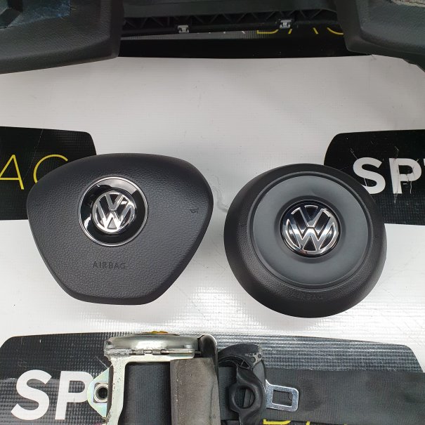 POLO 2G DASHBOARD AIRBAG SET REEKS GORDELS