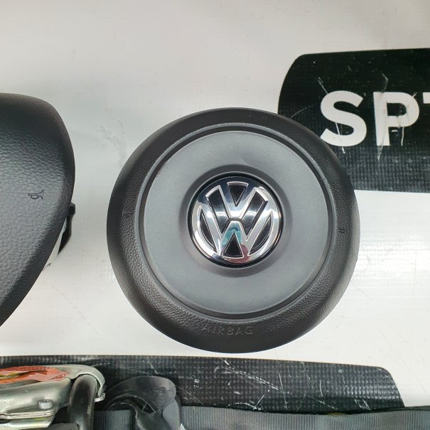 POLO 2G DASHBOARD AIRBAG SET REEKS GORDELS