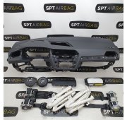 TIGUAN II 2 HEAD UP DASHBOARD AIRBAG KIT SEAT BELTS AIR CURTAINS