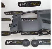 TOUAREG III 3 LIFT HEAD UP DASHBOARD AIRBAG SET VEILIGHEIDSRIEMEN