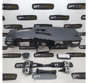 TOUAREG III 3 HEAD UP DASHBOARD AIRBAG SET VEILIGHEIDSRIEMEN