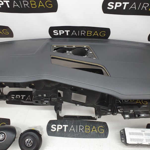 TOUAREG III 3 KONSOLE ARMATURENBRETT AIRBAG KIT...