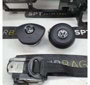 TOUAREG III 3 DASHBOARD AIRBAG SET VEILIGHEIDSRIEMEN