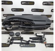 CADDY 2K7 ARMATURENBRETT AIRBAG KIT SICHERHEITSGURTE GURTSTRAFFER