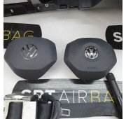 CADDY 2K7 CRUSCOTTO AIRBAG SET CINTURE DI SICUREZZA PRETENSIONATORE PER CINTURE DI SICUREZZA