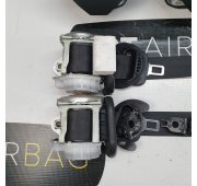 CADDY 2K7 ARMATURENBRETT AIRBAG KIT SICHERHEITSGURTE GURTSTRAFFER