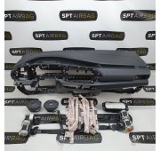 CADDY 2K7 DASHBOARD AIRBAG SET VEILIGHEIDSRIEMEN GORDELSPANNERS LUCHTGORDIJNEN