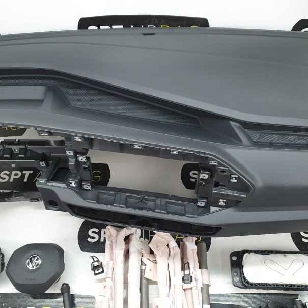 CADDY 2K7 DASHBOARD AIRBAG SET...