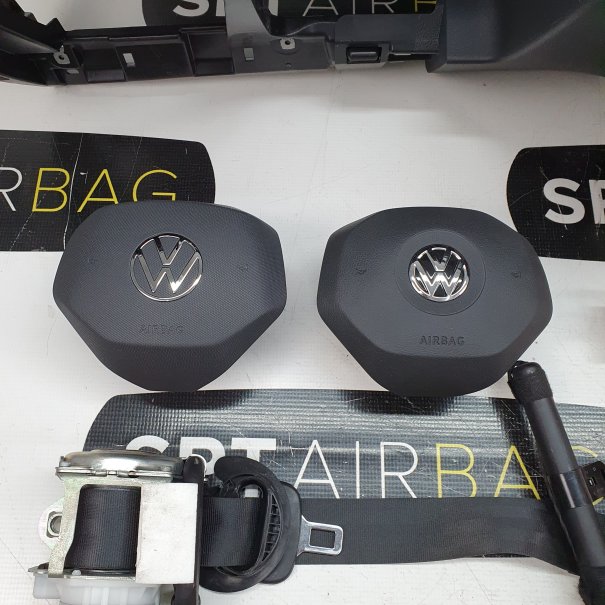 CADDY 2K7 DASHBOARD AIRBAG SET...