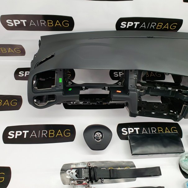 GOLF 7 VII CRUSCOTTO AIRBAG SET CINTURE DI...