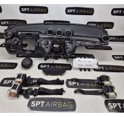 MERCEDES W206 GUMA LIMUZYNA CRUSCOTTO AIRBAG SET CINTURE DI SICUREZZA