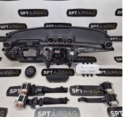 MERCEDES KLASA C W206  SALPICADERO TABLERO DE INSTRUMENTOS AIRBAG CONJUNTO CINTURONES DE SEGURIDAD