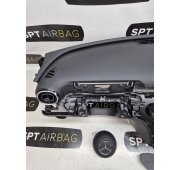 MERCEDES KLASA C W206  SALPICADERO TABLERO DE INSTRUMENTOS AIRBAG CONJUNTO CINTURONES DE SEGURIDAD