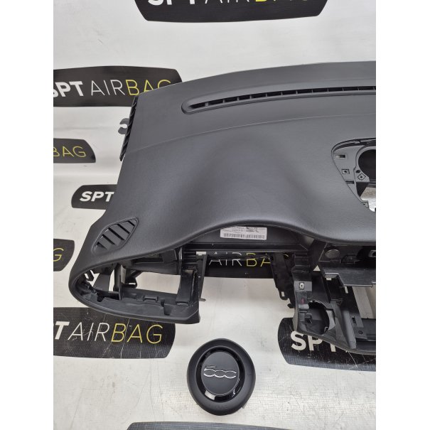 FIAT 500 E DASHBOARD AIRBAG KIT SEAT BELTS...