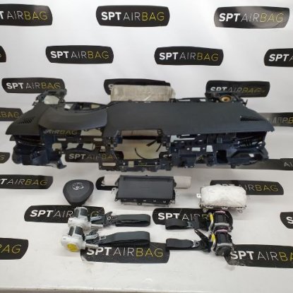 TOYOTA COROLLA E21 CRUSCOTTO AIRBAG SET CINTURE DI SICUREZZA