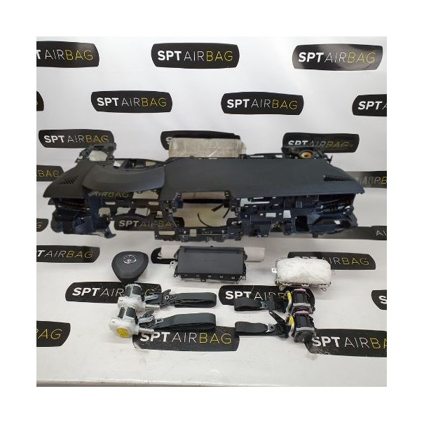 TOYOTA COROLLA E21 CRUSCOTTO AIRBAG SET CINTURE DI SICUREZZA