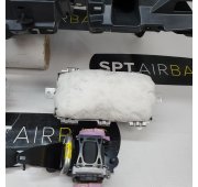 TOYOTA COROLLA E21 KONSOLA DESKA ROZDZIELCZA AIRBAG PODUSZKI PASY