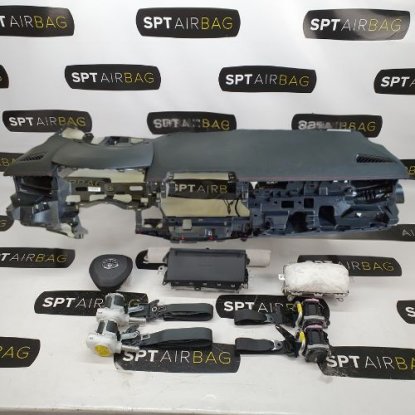 TOYOTA COROLLA E21 NITKA DASHBOARD AIRBAG SET REEKS GORDELS