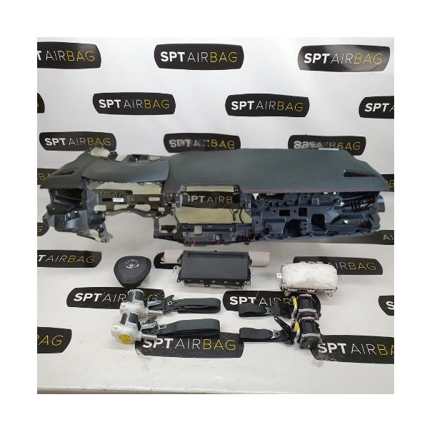 TOYOTA COROLLA E21 NITKA ARMATURENBRETT AIRBAG KIT SICHERHEITSGURTE