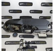 BMW X3 G01 HEAD UP NIEBIESKA NITKA KONSOLA DESKA ROZDZIELCZA AIRBAG PODUSZKI PASY