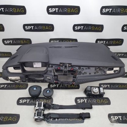 BMW 2 F45 DASHBOARD AIRBAG SET VEILIGHEIDSRIEMEN