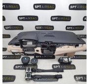 BMW 2 F45 CONSOLE DASHBOARD AIRBAG KIT SET BELTS