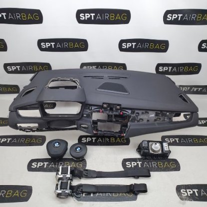 F45 F46 HEAD UP DASHBOARD AIRBAG SET VEILIGHEIDSRIEMEN