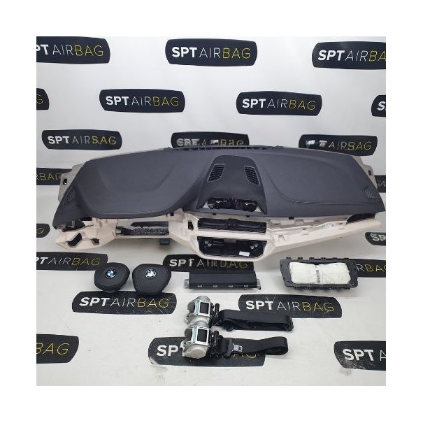 BMW G30 G31 ELEFEN CRUSCOTTO AIRBAG SET CINTURE DI SICUREZZA