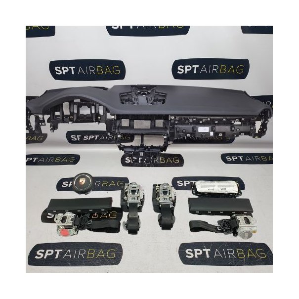 CAYENNE III DASHBOARD AIRBAG SET VEILIGHEIDSRIEMEN